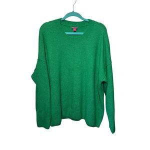 Vince Camuto Green Crewneck Sweater